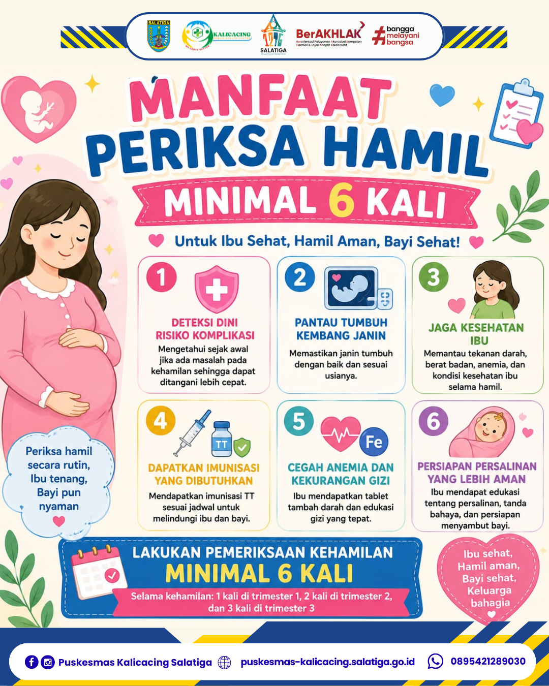 MANFAAT PERIKSA KEHAMILAN MINIMAL 6 KALI